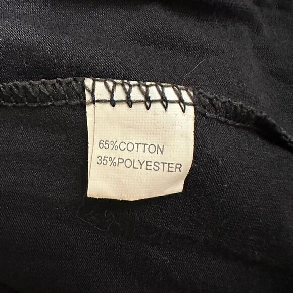 Gasparilla Womens Cardigan Sweater Open Front Skull Print Halloween Black Medium - Picture 4 of 4